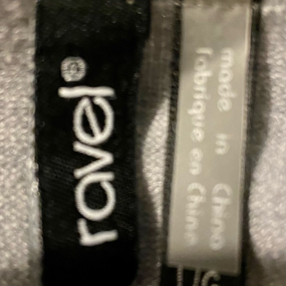 Unique Sweater by Ravel Front knit/Back blouse like - Size L - Picture 5 of 7